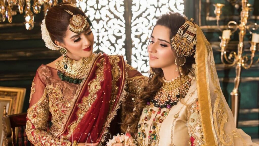 Jannat Mirza And Alishba Anjum Stuns In Bridal Shoot Editor Times 