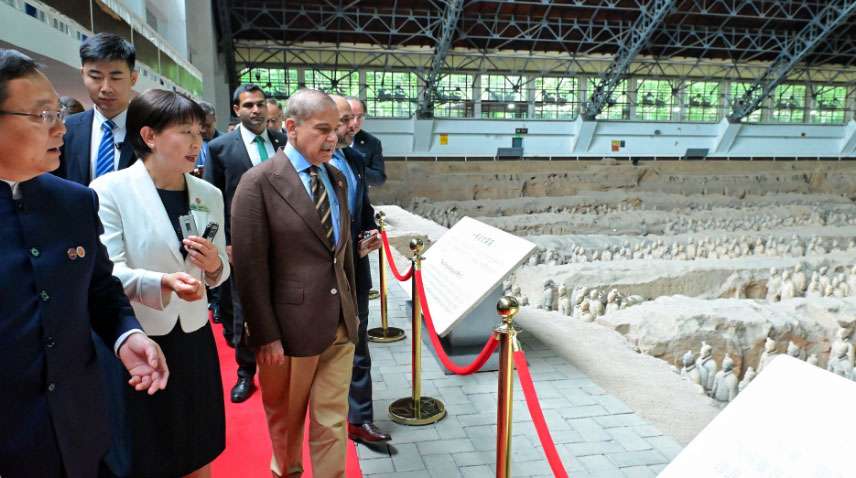 Shehbaz Sharif visits Terracotta Warriors Museum in Xi’an, China